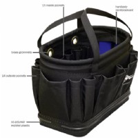 Black Cordura Tool Bucket