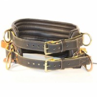 Lineman Body Belt 4-Dee D26 c/w Tongue Buckle Upper & Lower, Leather Material Inside Of Belt