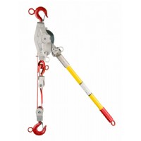 1 1/2 Ton Web Strap Hoist w/ Hot Stick Rings